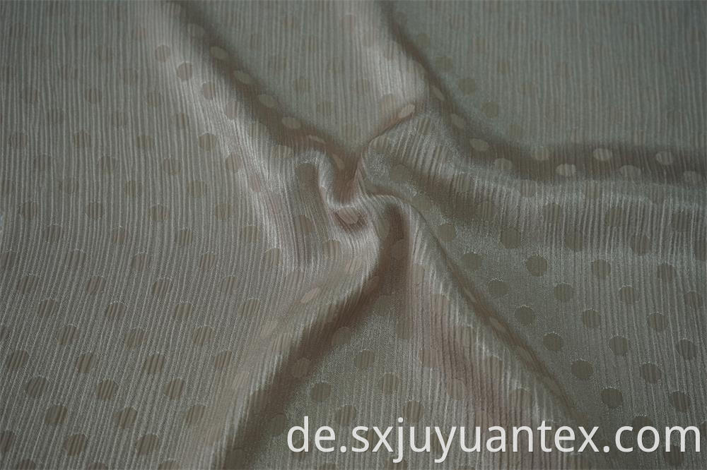 Satin Crinkle Jacquard Fabric